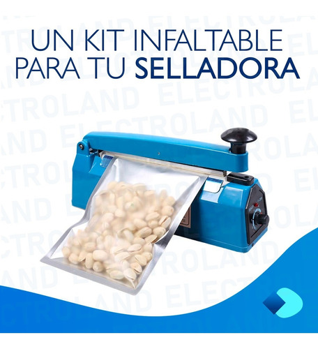 Imagen 7 de 10 de Repuesto Para Selladora Resistencia + Teflon 20 Cm