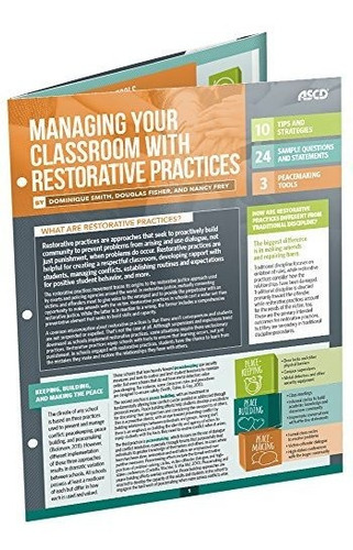 Book : Managing Your Classroom With Restorative Practices..