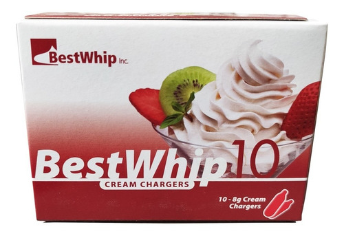 Capsulas Gás Para Chantilly 10 Unidades Best Whip