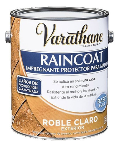 Impregnante Va Raincoat Roble Claro 1 Lt