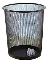 Comprar Papelera Metálica Cubo De Basura Calada De Oficina Env