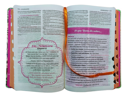 Biblia Da Garota Segundo O Coração De Deus Nova Viva Capa Dura Juventude Com Letra Grande E Indice Lateral