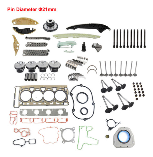 Kit Juntas Motor Volkswagen Eos Komfort 2010 2.0l