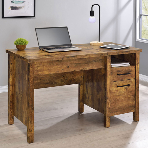 Delwin 47 Pulgadas 2-drawer Lift Top Computer Desk Rústico