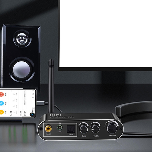 . Convertidor De Audio Óptico Analógico Digital Bluetooth