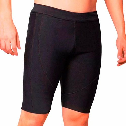 Calza Running Corta Para Hombre Color Negro Ort2924