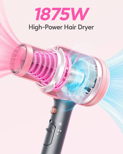 Secador De Cabelo Wavytalk Professional Ionic 1875w Para Cab