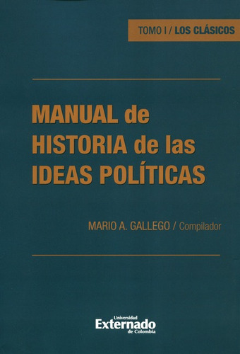 Manual De Historia De Las Ideas Politicas Tomo I