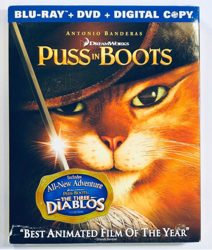 El Gato Con Botas - Blu Ray + Dvd