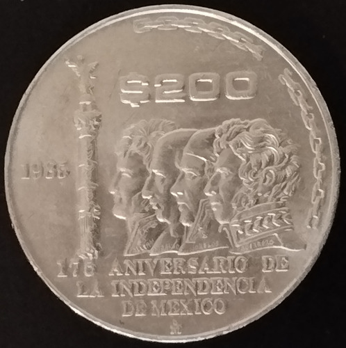 Monedas 1985 Conmemorativa 175 Aniversario Independencia