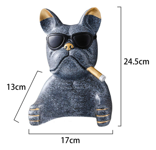 . Soporte De Papel Higiénico Nórdico, Estatua De Perro Gris
