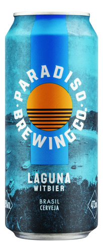 Cerveja artesanal Paradiso Brewing Co. Laguna Witbier lata 473ml