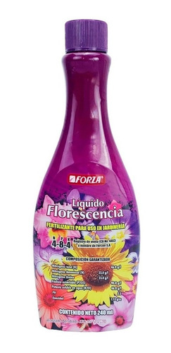 Fertilizante De Plantas Liquido Florescencia Forza X240cc