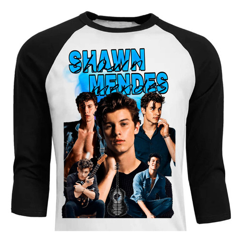 Shawn Mendes - Cantante - Raglan - Polera