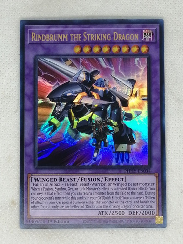 Rindbrumm The Striking Dragon Ultra Yugioh