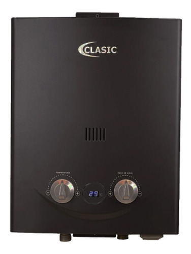 Calentador Clasic De Paso 5.5 Litros Black Gas Natural 