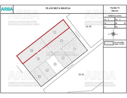 Imagen 8 de 8 de Terreno Fraccion En Venta Ubicado En Moreno, G.b.a. Zona Oeste, Argentina
