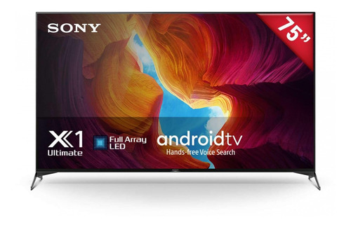 Imagen 1 de 3 de Pantalla Led Sony 75 Ultra Hd 4k Smart Tv Xbr-75x950h/a