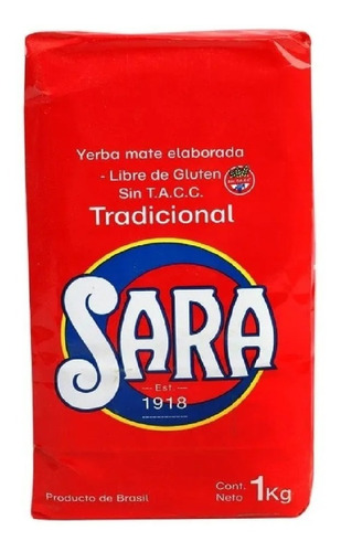 Yerba Mate Sara Tradicional 1 Kg