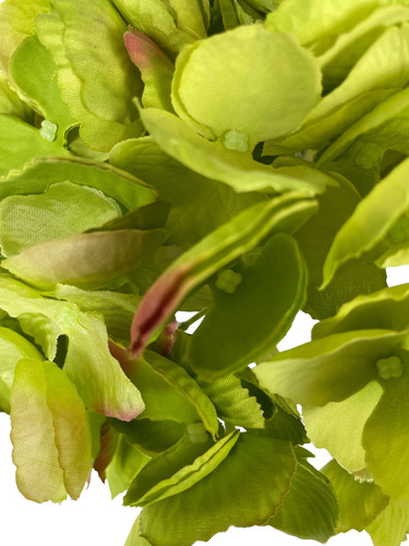 Hortensia Verde Oscura 50cm Artificial