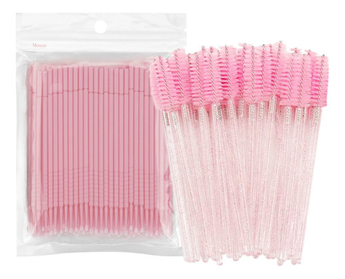 100 Microbrush Microaplicadores + 50 Cepillos Para Pestañas