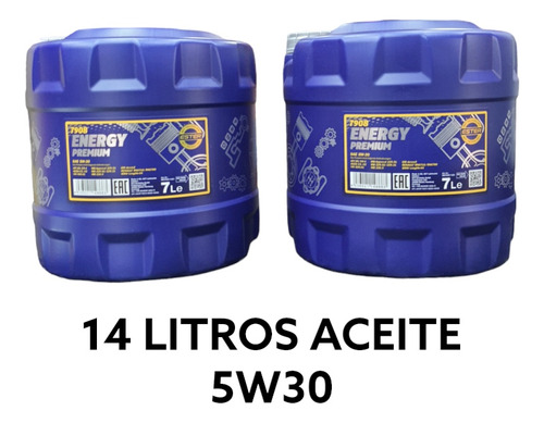 Aceite Mannol 5w30 Premi7m Energy 14 Litros , Aleman