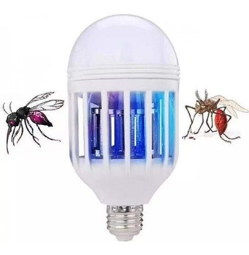Lâmpada Luz Led 15 Watts Mata Mosquito Pernilongo 220v 110v