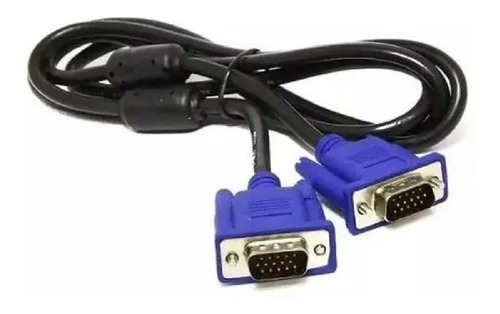 Cable de monitor VGA con ferrita de 1,5 metros macho X macho