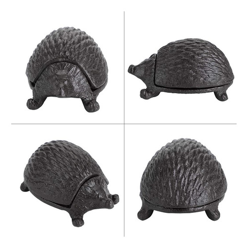 Juxyes Hedgehog Key De Hierro Fundido Hider Outside Puerta