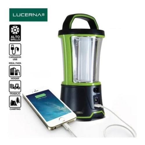 Lampara Led Tipo Camping Recargable Lucerna L6841           