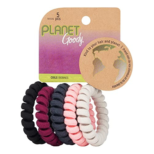 Goody Planet Goody Elastic Thick Hair Coils - 5 H2yxy