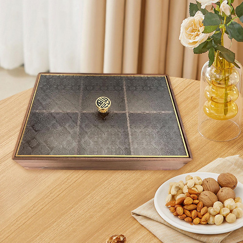 Caja Para Servir Dividida, Plato De Frutas Rectángulo