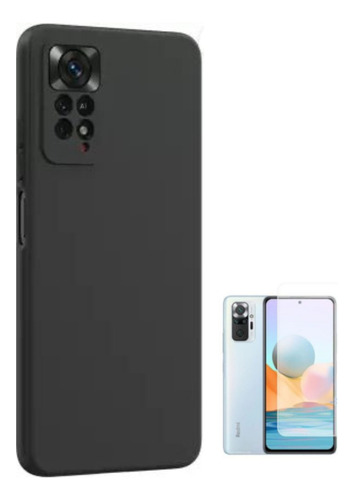 Case Silicona Liquida Para Xiaomi Redmi Note 11 / 11s + Vidr