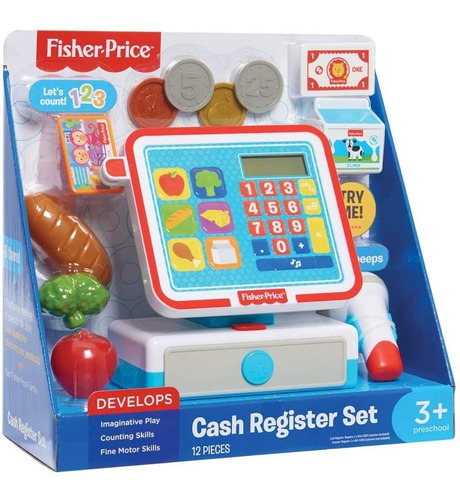 Fisher Price Caja Registradora Escaner Sonidos Niños 3 Años+