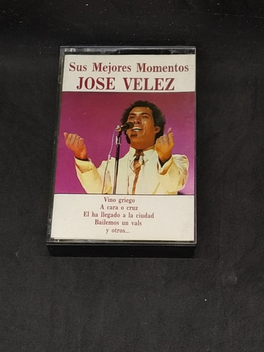 Cassette  Jose Velez  Sus Mejores Momentos      Supercultura