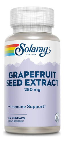 Solaray Grapefruit Seed Extract 250 Mg Caps 60 Veg