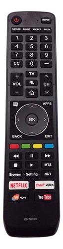 Control Remoto Para Television Sharp En3k39s Color Negro