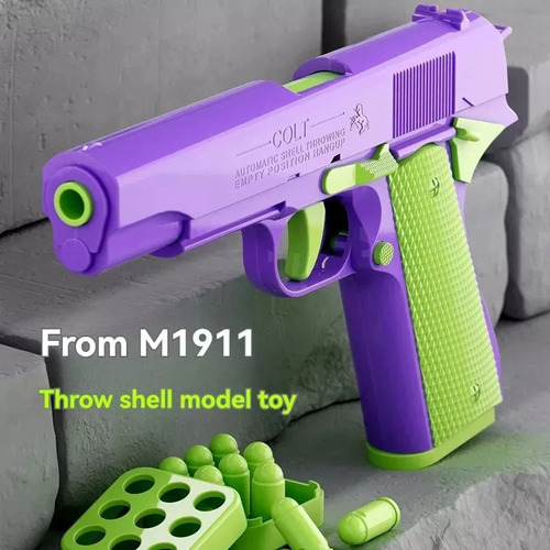 Pistola Colt 1911 Fidget Antistress Carrot 3d