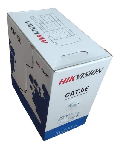 Rollo Cable De Cobre Cat 5e Hikvision Ds-1ln5e Ee Awg 25 305
