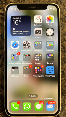 Apple iPhone 12 Mini (128 Gb) - Blanco Usado