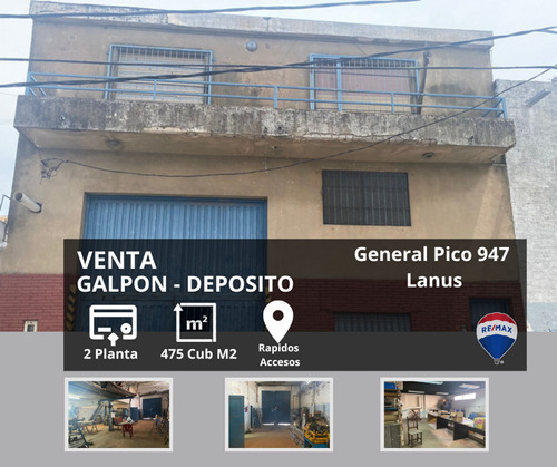 Venta Galpon Deposito 475m2 Lanus 