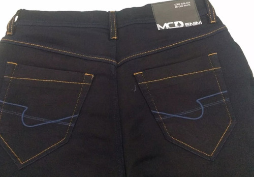 Bermuda Mcd Jeans Skinny Azul Escuro  Promoção Ultimas Peças