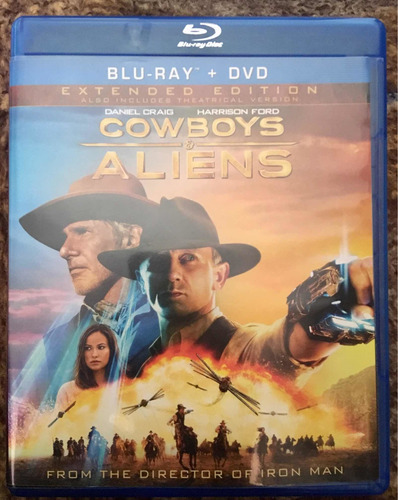 Cowboys Vs Aliens. Blu-ray Usado. Edición Extendida