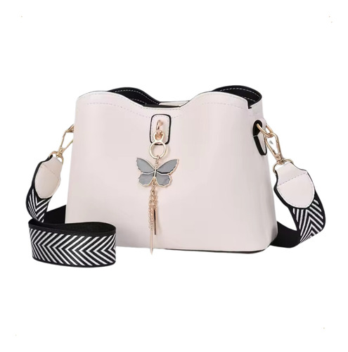 Mini Bag Carteras De Mujer Bandolera Amplia Elegante Dije