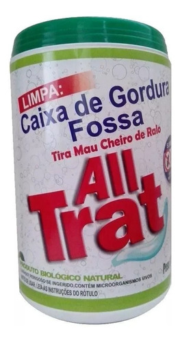 All Trat - 500 Grs Limpa Fossa E Caixa De Gordura , Enzimas