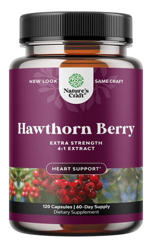 Nature's Craft  Hawthorn Berry 120 Caps Sfn