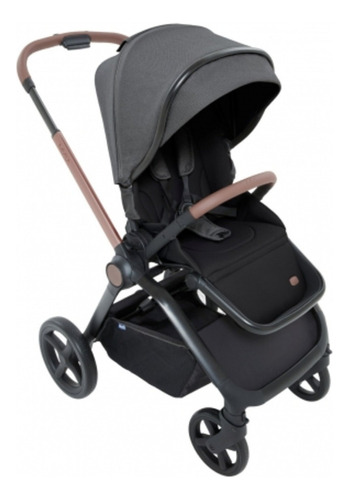 Carrinho Chicco Mysa Stroller Black Satin 5087026450000 Cor Preto Cor do chassi Preto