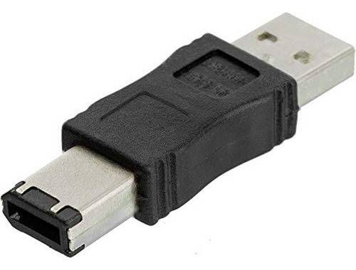 Ieee 1394 Firewire 6 Pin Macho A Usb A Macho Convertidor Ada