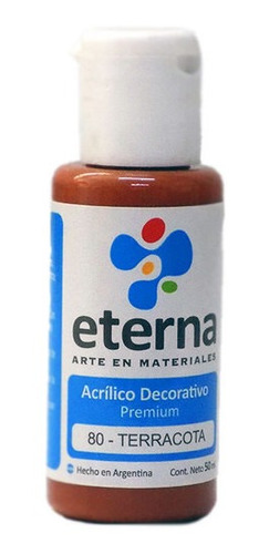 Eterna Acrilico Decorativo 50ml Terracota