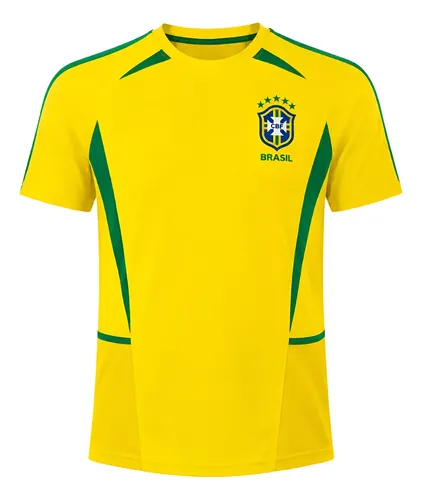 Camisa Brasil Masculina Versão Retrô Comemorativa
